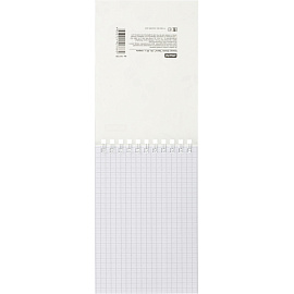 Блокнот Attache Цветы А6 40 листов в клетку на спирали (102х146 мм)