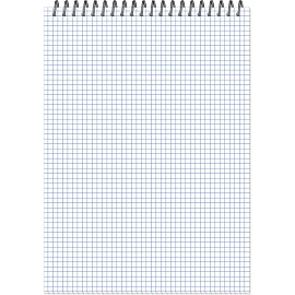 Блокнот Attache Forma А4 80 листов разноцветный в клетку на спирали (204x291 мм)