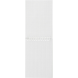 Блокнот Attache Concept А6 50 листов черный в клетку на спирали (146x102 мм)