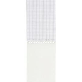 Блокнот Attache Concept А6 50 листов черный в клетку на спирали (146x102 мм)