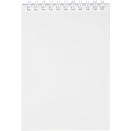 Блокнот Attache Concept А6 50 листов черный в клетку на спирали (146x102 мм)