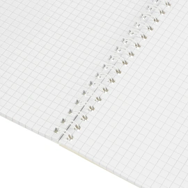 Блокнот Attache Concept А5 50 листов черный в клетку на спирали (146x204 мм)