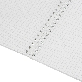 Бизнес-тетрадь Attache Граффити А4 80 листов бежевая в клетку на спирали