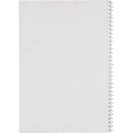 Бизнес-тетрадь Attache Граффити А4 80 листов бежевая в клетку на спирали