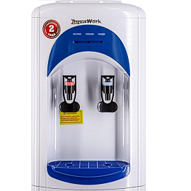 Кулер для воды Aqua Work 17LR бело-синий (нагрев и охлаждение) фото Кулер для воды Aqua Work 17LR бело-синий (нагрев и охлаждение)