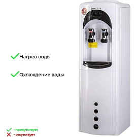 Кулер для воды Aqua Work 17LR бело-черный