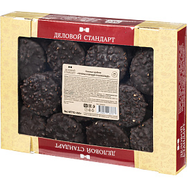 Печенье сдобное в глазури Деловой Стандарт Печенье и фундук в шоколаде 450 г