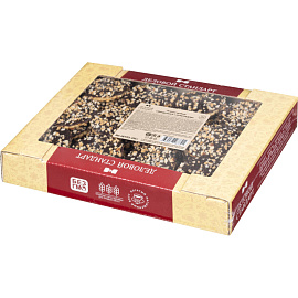 Печенье сдобное в глазури Деловой Стандарт Миндальное с шоколадом 335 г