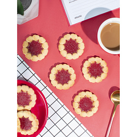 Печенье сдобное Деловой Стандарт с вишневым мармеладом 425 г