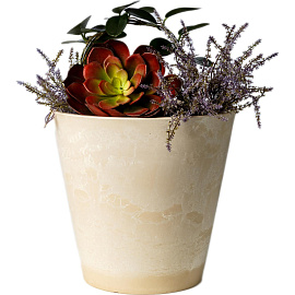 Горшок для цветов GreenShip 18 л песочный (33x35 см)