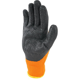 Перчатки рабочие утеплённые акриловые с латексным покрытием (10 класс вязки, универсальный размер)