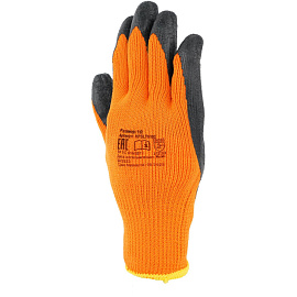 Перчатки рабочие утеплённые акриловые с латексным покрытием (10 класс вязки, универсальный размер)