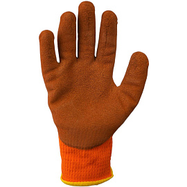 Перчатки рабочие утеплённые акриловые с латексным покрытием (10 класс вязки, универсальный размер)