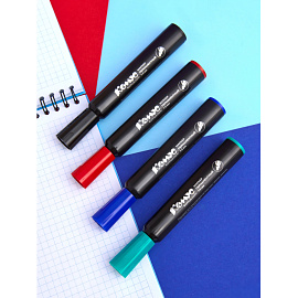 Маркер перманентный Комус синий (толщина линии 1-3 мм) круглый наконечник