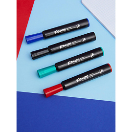 Маркер перманентный Комус синий (толщина линии 1-3 мм) круглый наконечник