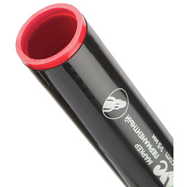 Маркер перманентный Комус красный (толщина линии 1-3 мм) круглый наконечник