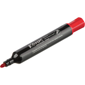 Маркер перманентный Комус красный (толщина линии 1-3 мм) круглый наконечник