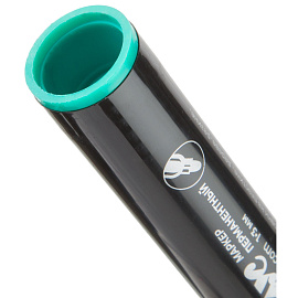 Маркер перманентный Комус зеленый (толщина линии 1-3 мм) круглый наконечник