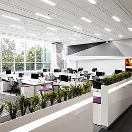 Светильник светодиодный Feron AL2116 36Вт 3400Лм 4000K IP40 потолочный накладной призма (29681)