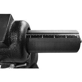 Тиски чугун.поворотные,трубный зажим,наковальня БАЛЬДР125мм,BERGER (BG1340)