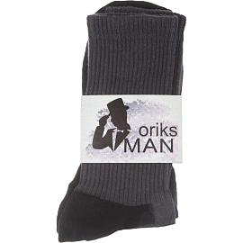 Носки треккинговые черные/серые с полосой размер 26-29