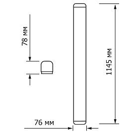 Светильник светодиодный TOPFORT ДПП 15-32-001 УХЛ1 32Вт 3500Лм 4000К IP65 потолочный подвесной/накладной матовый