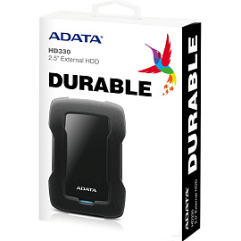 Внешний жесткий диск HDD (накопитель) ADATA DashDrive Durable HD330 5 ТБ USB 3.0 (AHD330-5TU31-CBK)