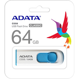 Флешка USB 2.0 64 ГБ Adata C008 (AC008-64G-RWE)