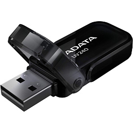 Флешка USB 2.0 64 ГБ Adata UV240 (AUV240-64G-RBK)