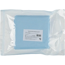 Простыня одноразовая Каптель стерильная в сложении 200x140 см голубая