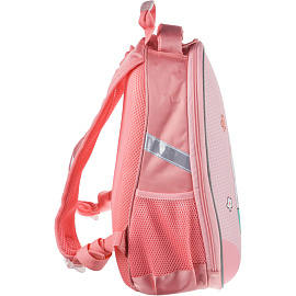 Ранец Комус Класс (№1 School) Easy Bunny анатомический розовый с одним отделением