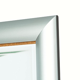 Рамка Комус (Attache) А4 21x30 см металлический багет 30 мм серебристая