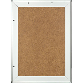 Рамка Комус (Attache) А4 21x30 см металлический багет 30 мм серебристая