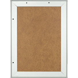 Рамка Комус (Attache) А4 21x30 см металлический багет 30 мм серебристая