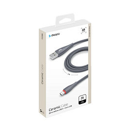 Кабель Deppa Ceramic USB A - micro USB 1 метр (72286) фото Кабель Deppa Ceramic USB A - micro USB 1 метр (72286)