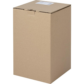 Ведро мусорное Luscan Professional 18 л нержавеющая сталь с крышкой серебристое (40x25x25 см)