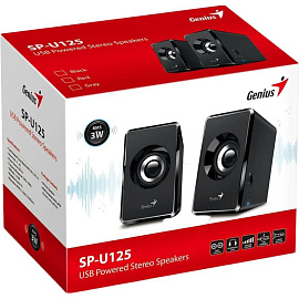 Колонки 2.0 Genius SP-125U (31730042400)