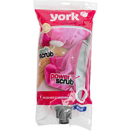 Насадка МОП для универсальной швабры York Руби микрофибра 31x25 см фото Насадка МОП для универсальной швабры York Руби микрофибра 31x25 см