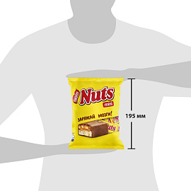 Шоколадные батончики Nuts Mini 148 г фото Шоколадные батончики Nuts Mini 148 г