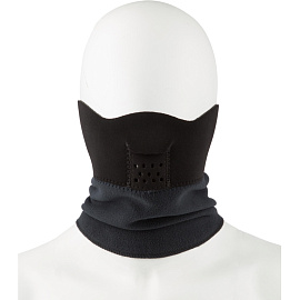Балаклава-полумаска трикотажная чёрная