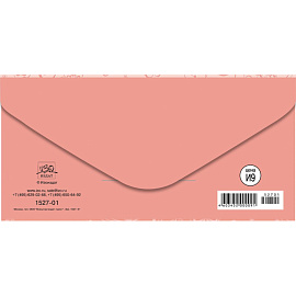 Конверт для денег подарочный 85x170 мм с лакировкой (10 штук в упаковке, 1527-01)