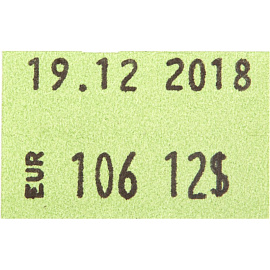 Этикет-пистолет двухстрочный Jolly C20 в ассортименте (2х10 символов, 26х16 мм прямоугольная лента)