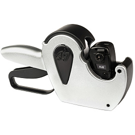 Этикет-пистолет однострочный Sky 822 серый (1х8 символов, 22х12 мм волнистая лента)