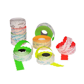 Этикет-лента прямоугольная белая 29х28 мм стандарт (10 рулонов по 700 этикеток)