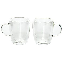 Набор кружек с двойным стеклом Olaff 270 мл (2 предмета)