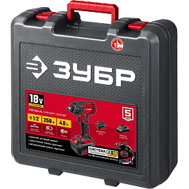 Гайковерт аккумуляторный ЗУБР ГУЛ-255-41