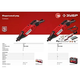 Гравер электрический Зубр ЗГ-160 КН41