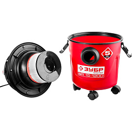 Пылесос строительный ЗУБР ПУ-15-1200 М1