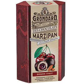 Конфеты Grondard с марципаном и вишней 140 г