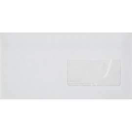 Конверт Attache Economy (Выбор есть) Е65 белый стрип с правым окном (1000штук в упаковке)